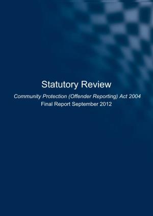 Statutory Review
