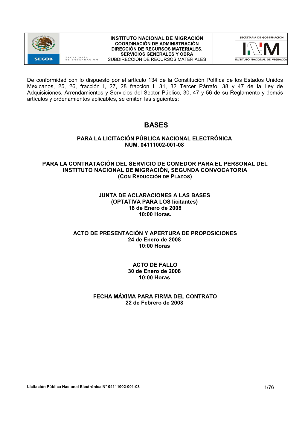 De Conformidad Con Lo Dispuesto Por El Artículo 134 De La Constitución