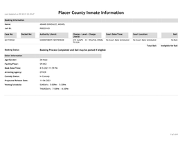 Inmate Information