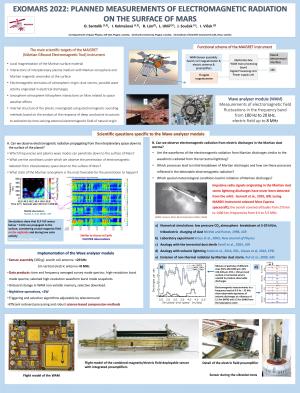 Exomars 2022: Planned Measurements of Electromagnetic Radiation on the Surface of Mars O