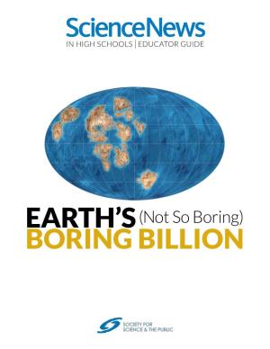 Boring Billion Earth's