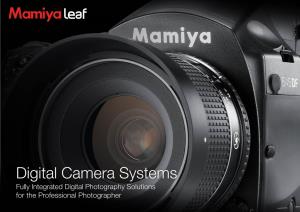 Digital Camera Systems Fully Integrated Digital Photography Solutions for the Professional Photographer ©Barry Seidman