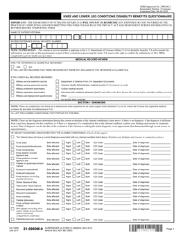 21-0960M-9 SUPERSEDES VA FORM 21-0960M-9, MAY 2013, Page 1 JUN 2017 WHICH WILL NOT BE USED