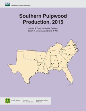 Southern Pulpwood Production, 2015