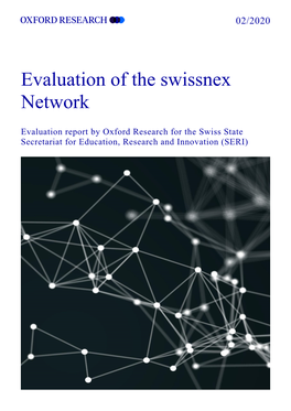 Evaluation of the Swissnex Network