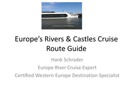 Europe River Cruises