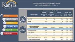 Unemployment Insurance Weekly Review Week Ending December 19, 2020