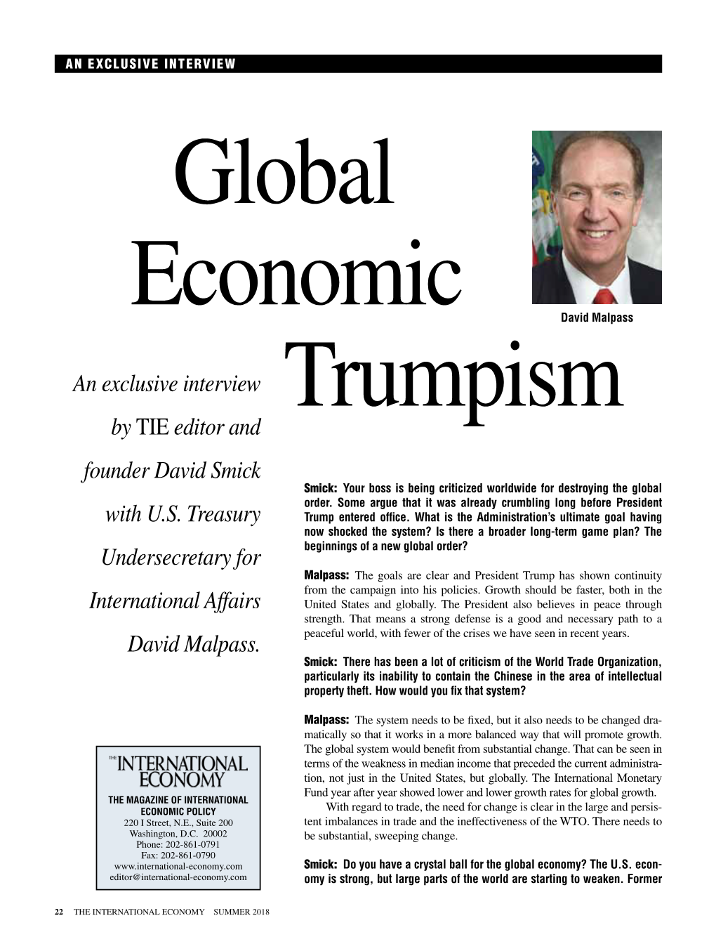 Global Economic Trumpism