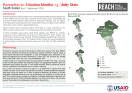 Unity State South Sudan April - September 2020