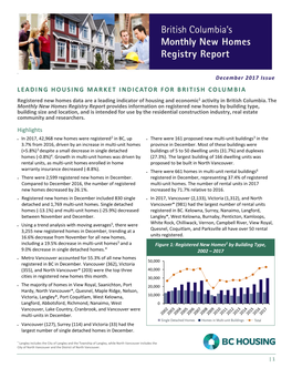 New Homes Registry Report