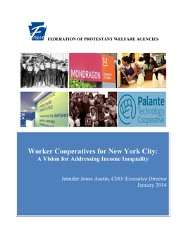 Worker Cooperatives for New York City