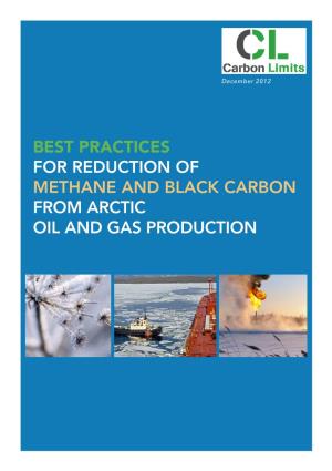 Best Practices for the Reduction of Black Carbon and Methane