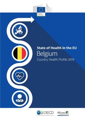State of Health in the EU Belgium BE Country Health Profile 2019 the Country Health Profile Series Contents