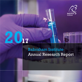 Babraham Institute Annual Research Report