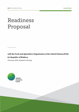 FAO) for Republic of Moldova 20 January 2020 | Adaptation Planning