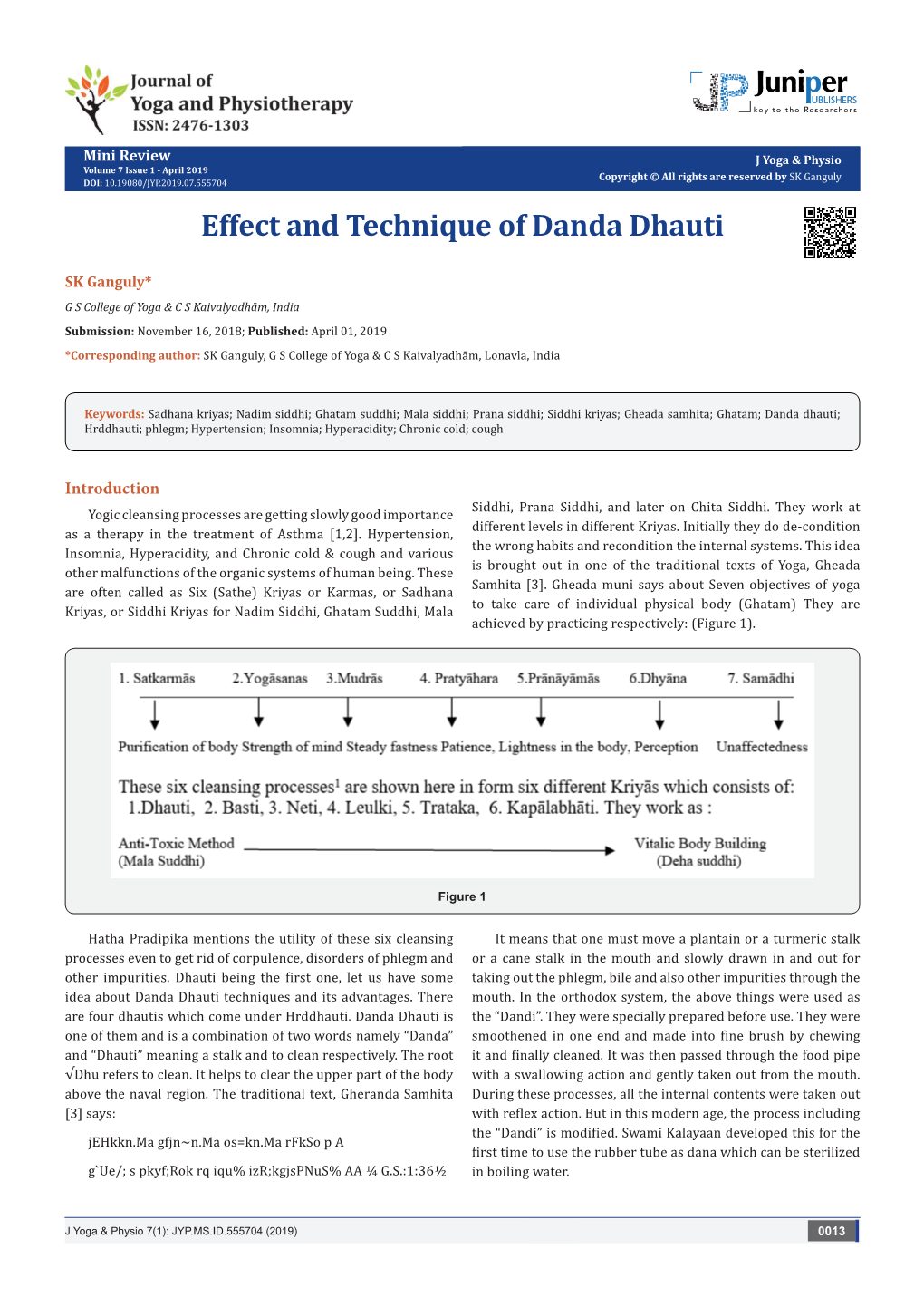 Effect and Technique of Danda Dhauti