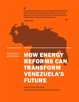 How Energy Reforms Can Transform Venezuela's