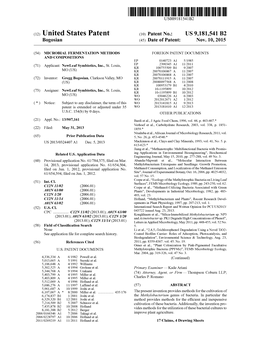 (12) United States Patent (10) Patent No.: US 9,181,541 B2 Bogosian (45) Date of Patent: Nov