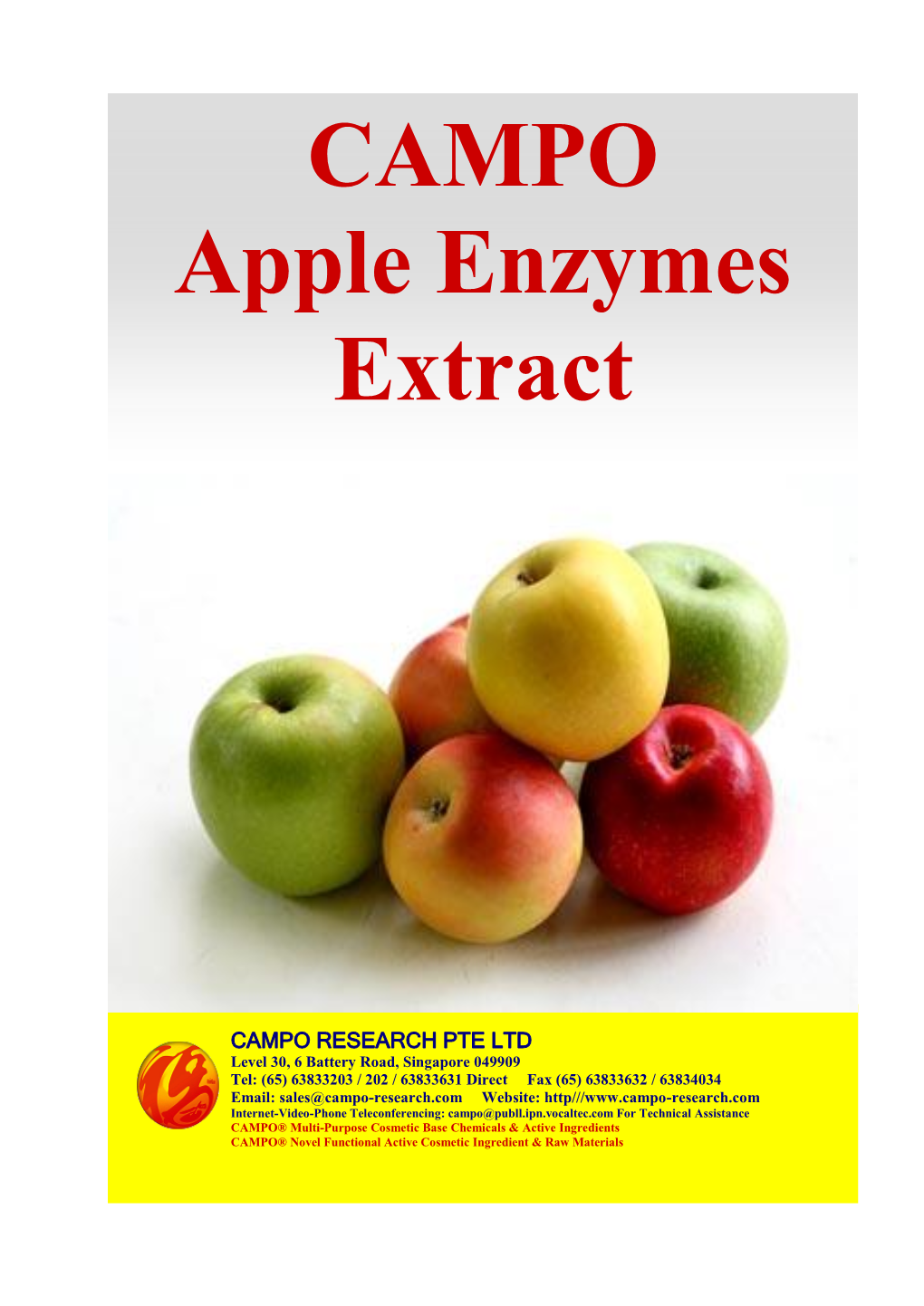 CAMPO Apple Enzymes Extract