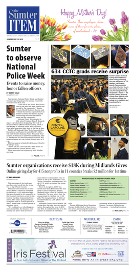 Police Week Dents Friday Graduating This Year with a Total of 759 Degrees / Certification Events to Raise Money, Awards