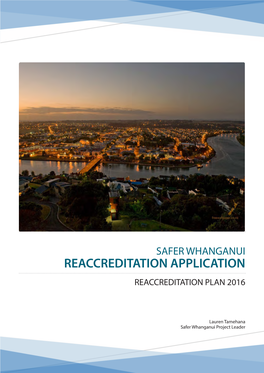 Whanganui Reaccreditation Application 2016.Pdf