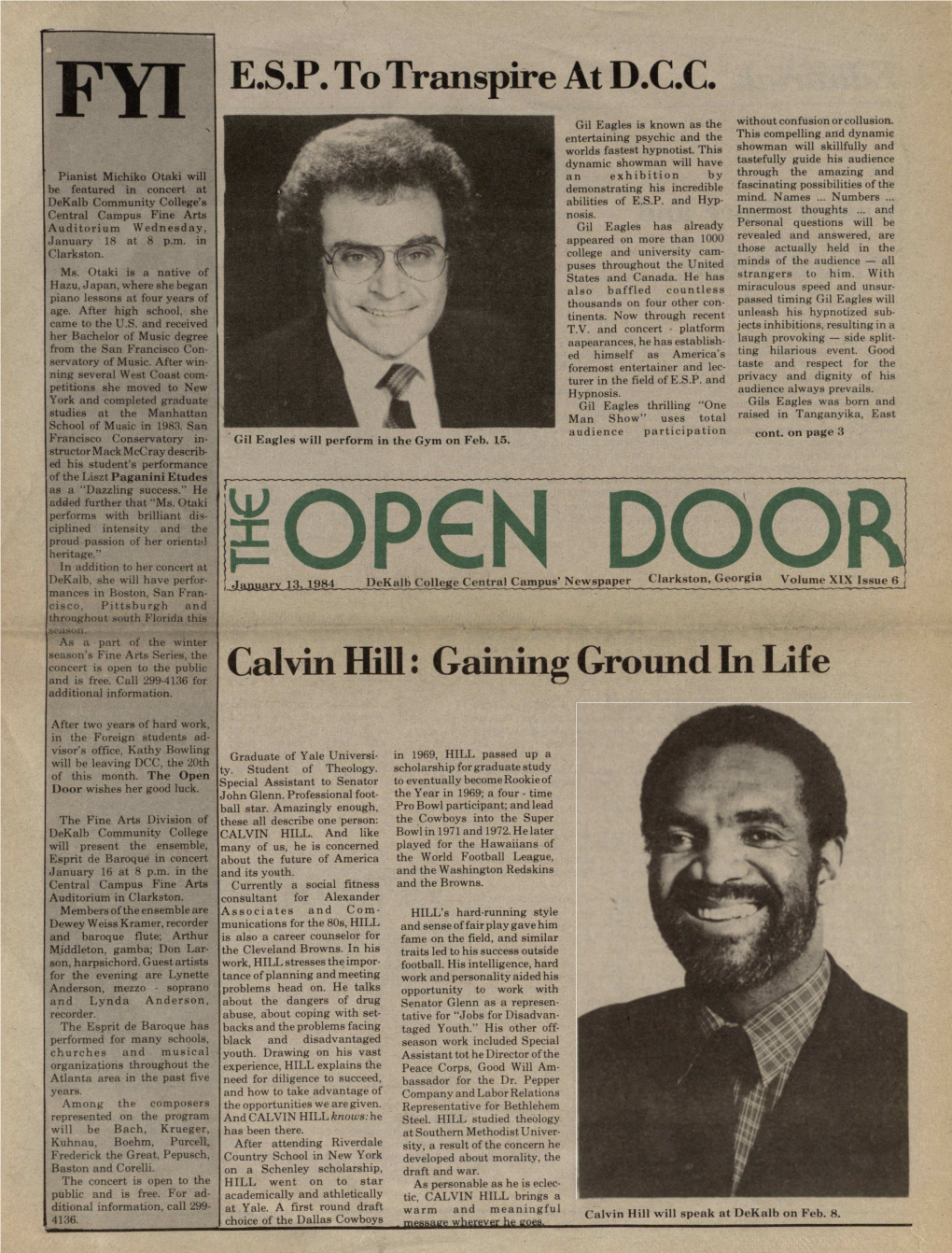Calvin Hill: Gaining Ground in Life Additional Information