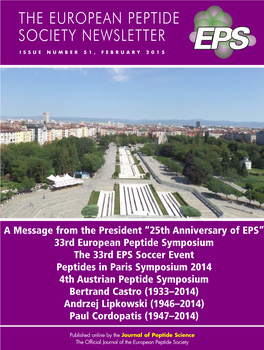 EPS Newsletter Issue 51 Feb 2015