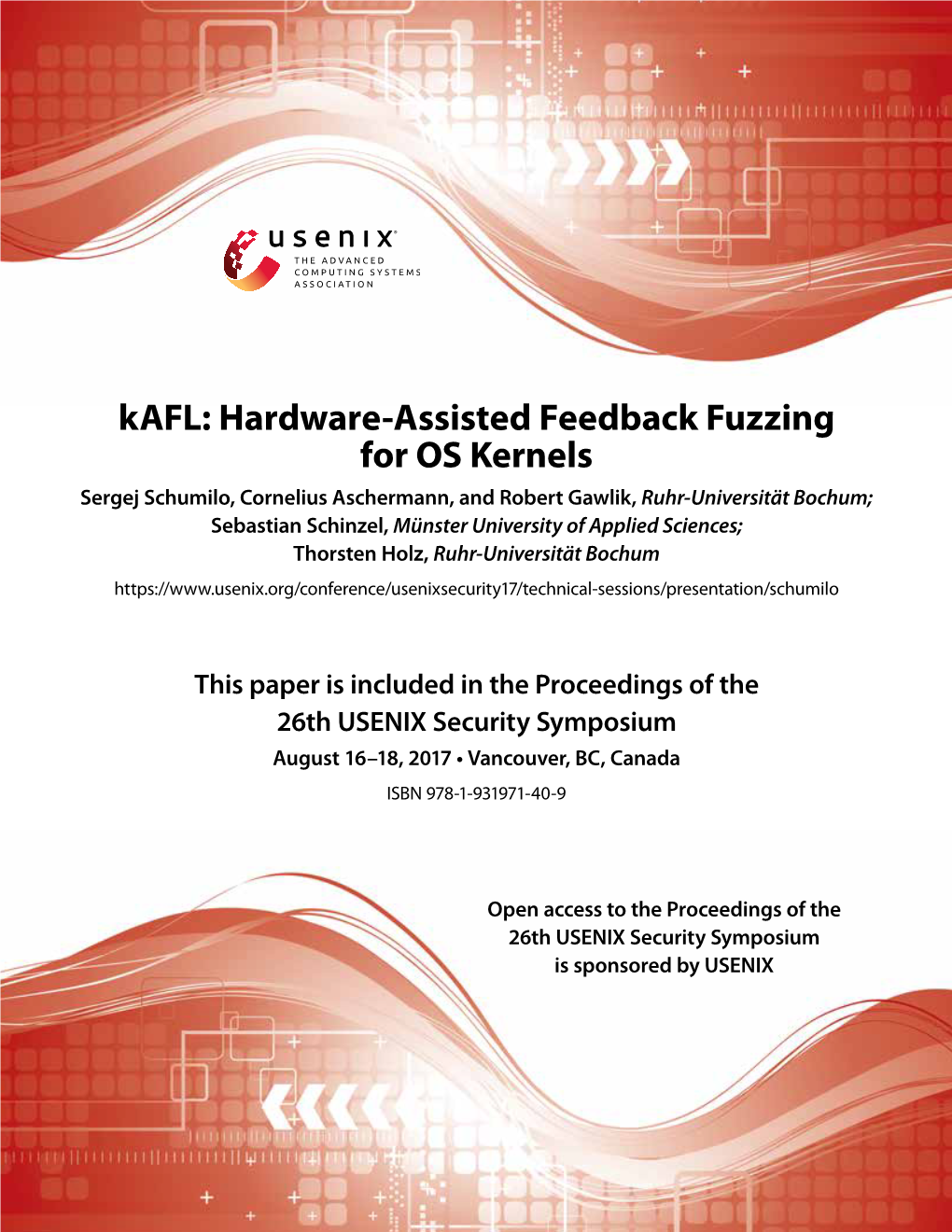 Kafl: Hardware-Assisted Feedback Fuzzing for OS Kernels