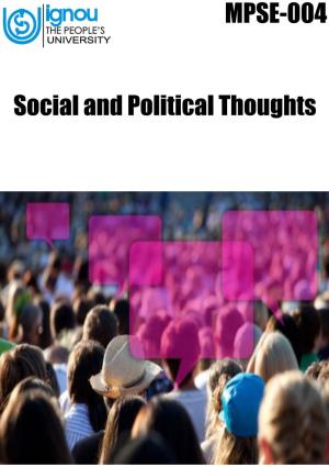 MPSE-004 Social and Political Thoughts
