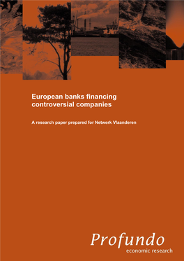 European Banks Financing Controversial Companies