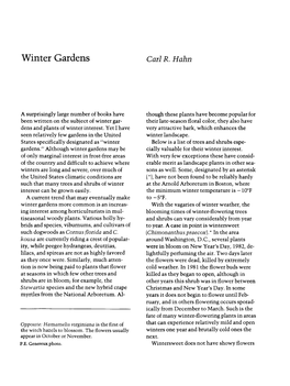 Winter Gardens Carl R