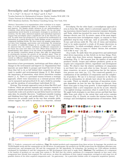 Serendipity and Strategy in Rapid Innovation T