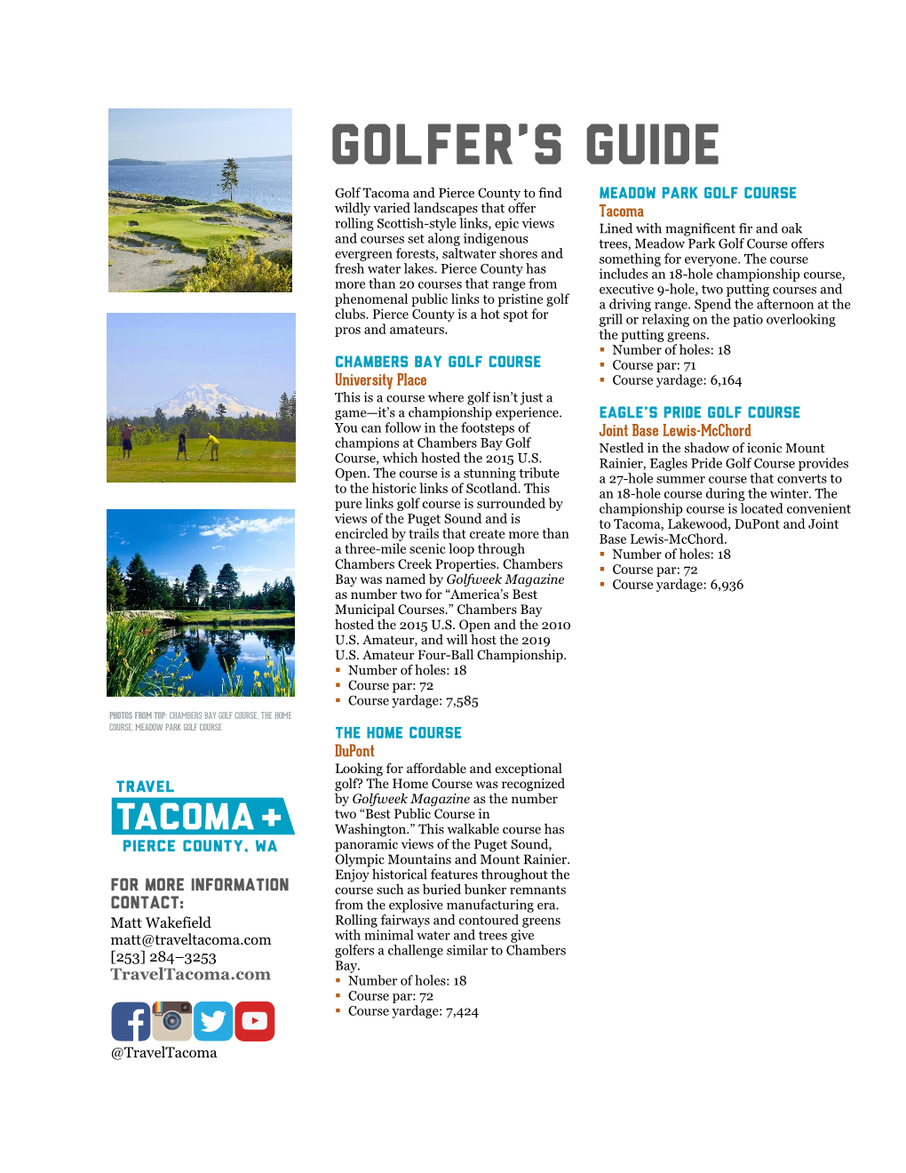 Golfer's Guide