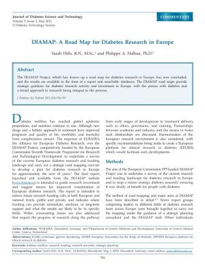 A Road Map for Diabetes Research in Europe