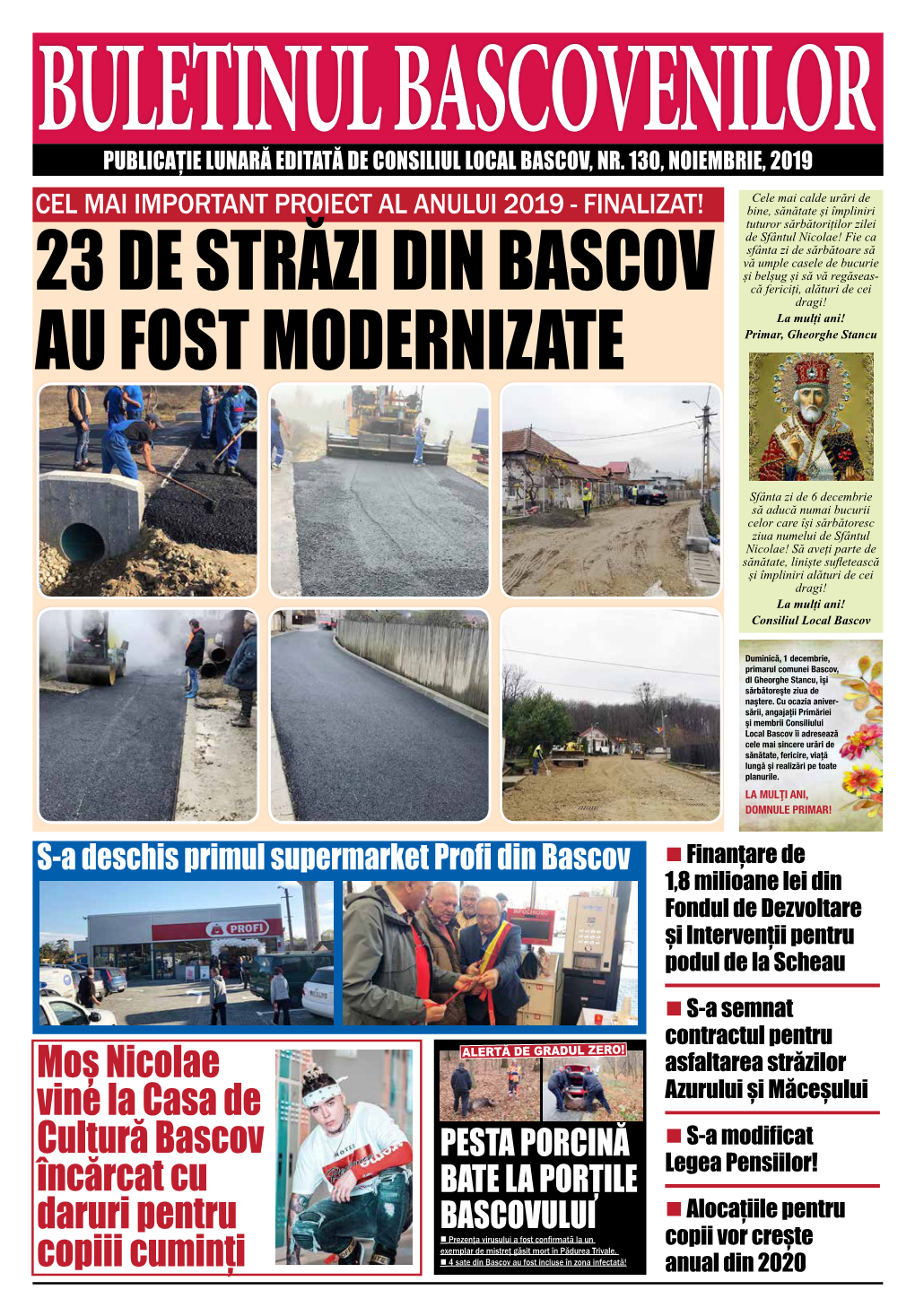 23 De Străzi Din Bascov Au Fost Modernizate