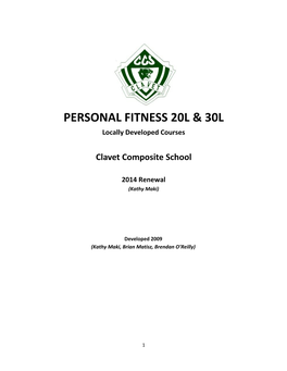 Personal Fitness 20L &