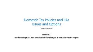 Investor-State Arbitration in International Tax Dispute Resolution