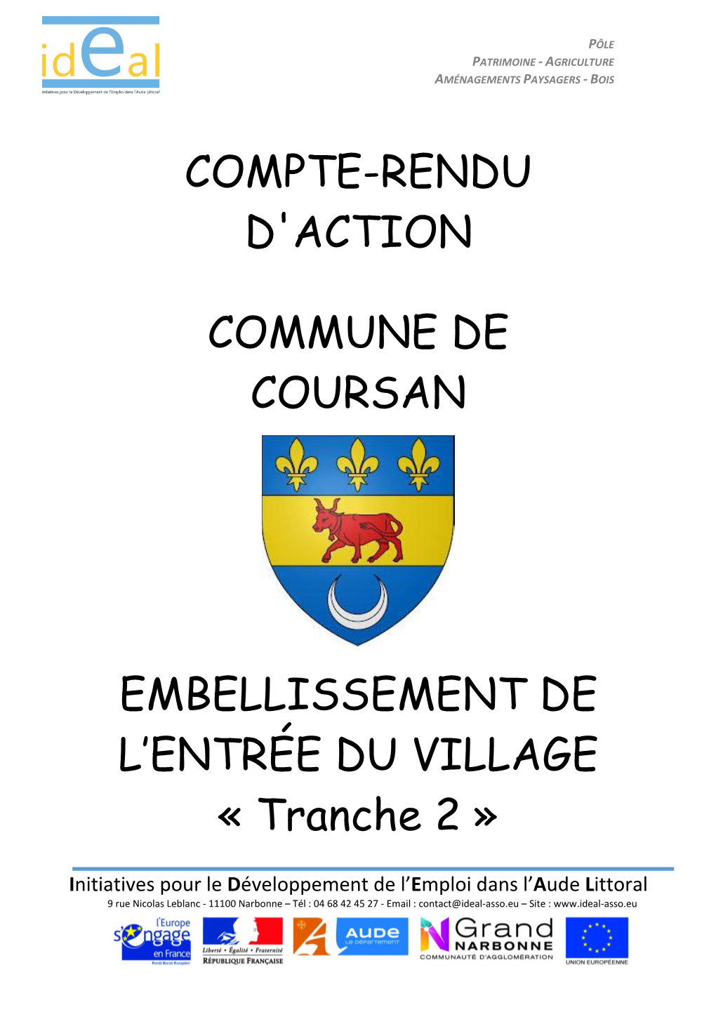 Compte-Rendu D'action Commune De Coursan