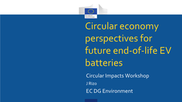 Review of the EU Battery Directive