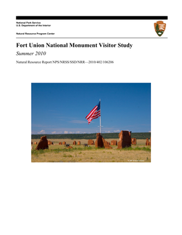 Fort Union National Monument Visitor Study Summer 2010