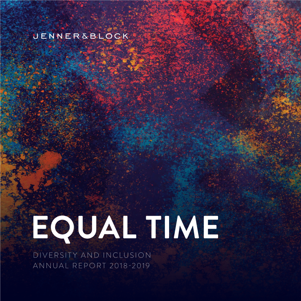 Equal Time, an Annual Compilation Highlighting Our Diverse Lawyers’ Many Important Initiatives and Accomplishments