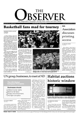 Basketball Fans Mad for Tourney Habitat Auctions Historic Window