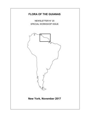 FLORA of the GUIANAS New York, November 2017