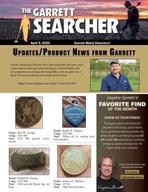 Updates/Product News from Garrett