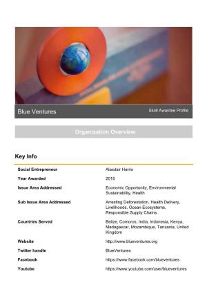 Blue Ventures Skoll Awardee Profile