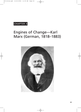 Engines of Change—Karl Marx (German, 1818–1883)