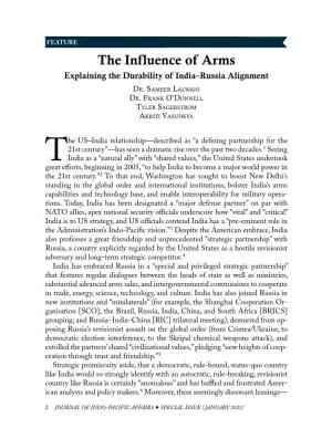 The Influence of Arms Explaining the Durability of India–Russia Alignment