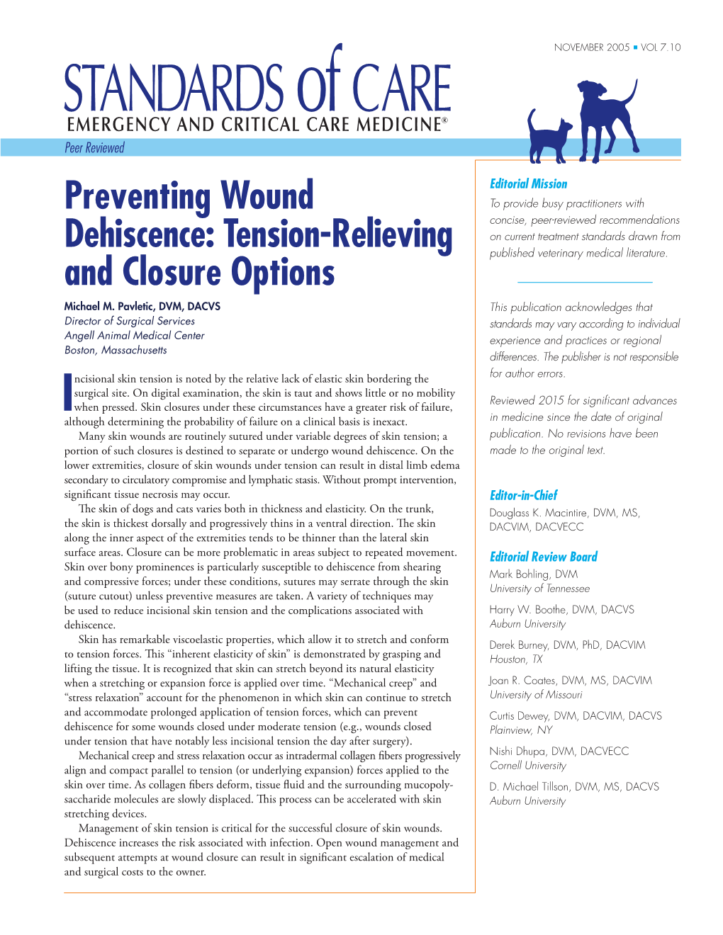 Preventing Wound Dehiscence: Tension-Relieving and Closure