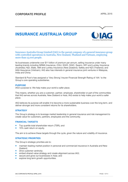 Insurance Australia Group