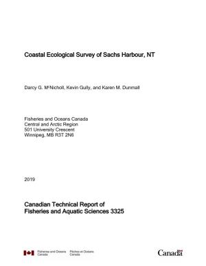 Coastal Ecological Survey of Sachs Harbour, NT